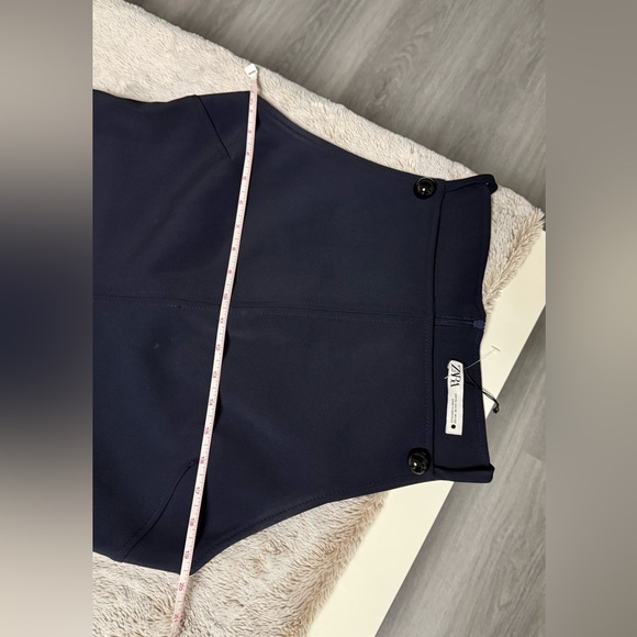 Zara Dark Blue Mini Dress - Picture 8 of 9